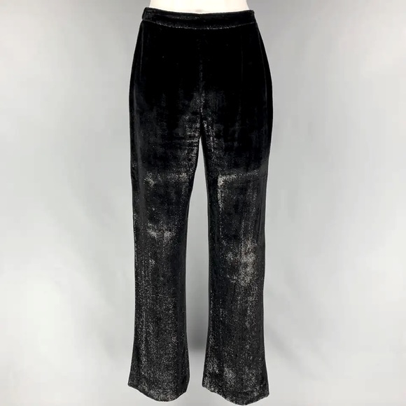 Vintage Giorgio Armani glitter velvet pants - Picture 1 of 6